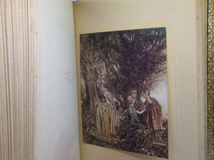 A MIDSUMMER NIGHT'S DREAM BY WILLIAM SHAKESPEARE 1914 ARTHUR RACKHAM ILLUSTRATIONS, RIVIERE TREE CALF BINDING