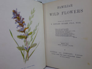 FAMILIAR WILD FLOWERS BY F. EDWARD HULME C. 1880 IN SEVEN VOLUMES, ILLUSTRATED