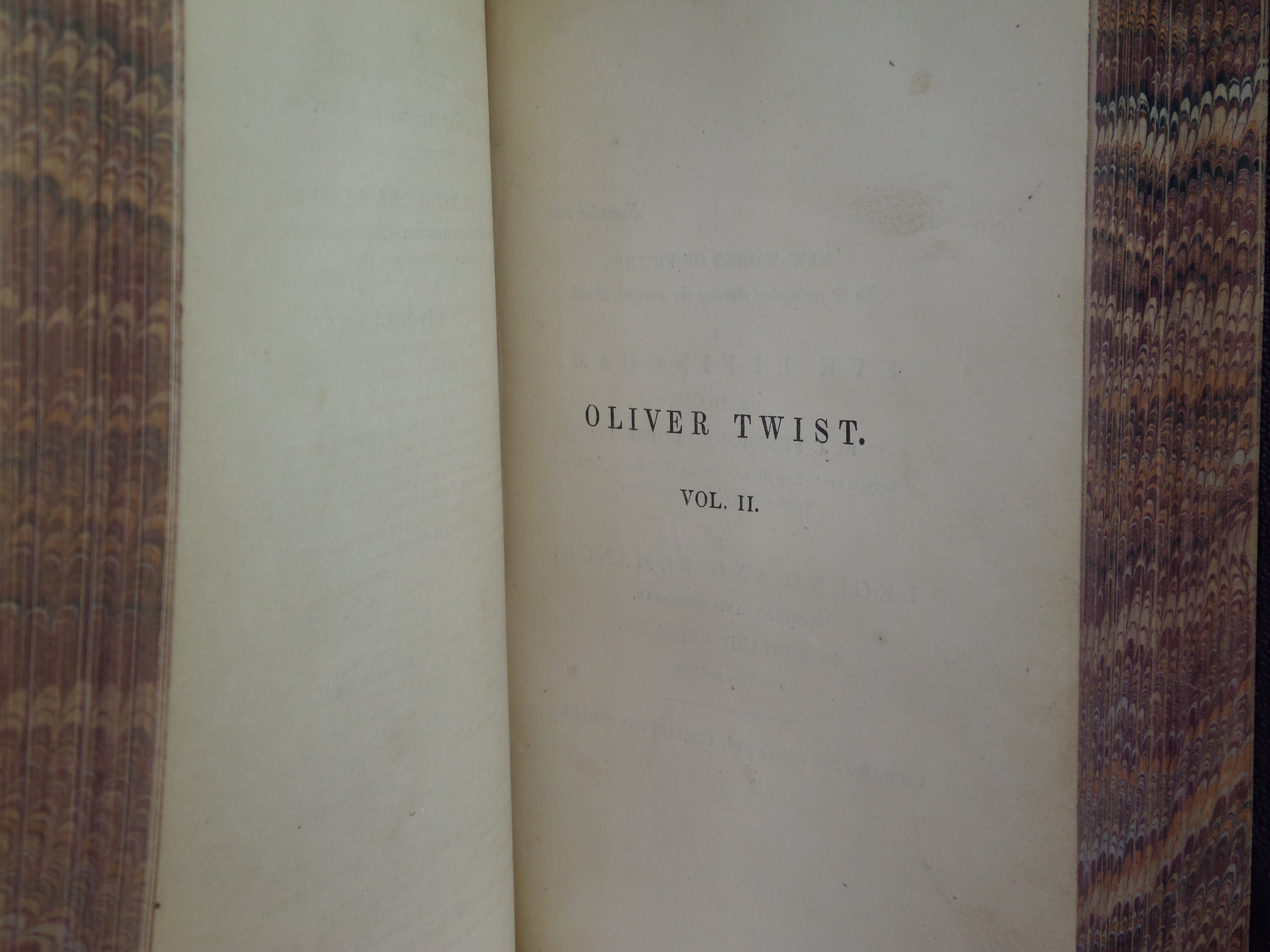 OLIVER TWIST BY CHARLES DICKENS 1838 FIRST EDITION