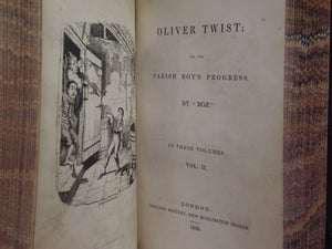 OLIVER TWIST BY CHARLES DICKENS 1838 FIRST EDITION
