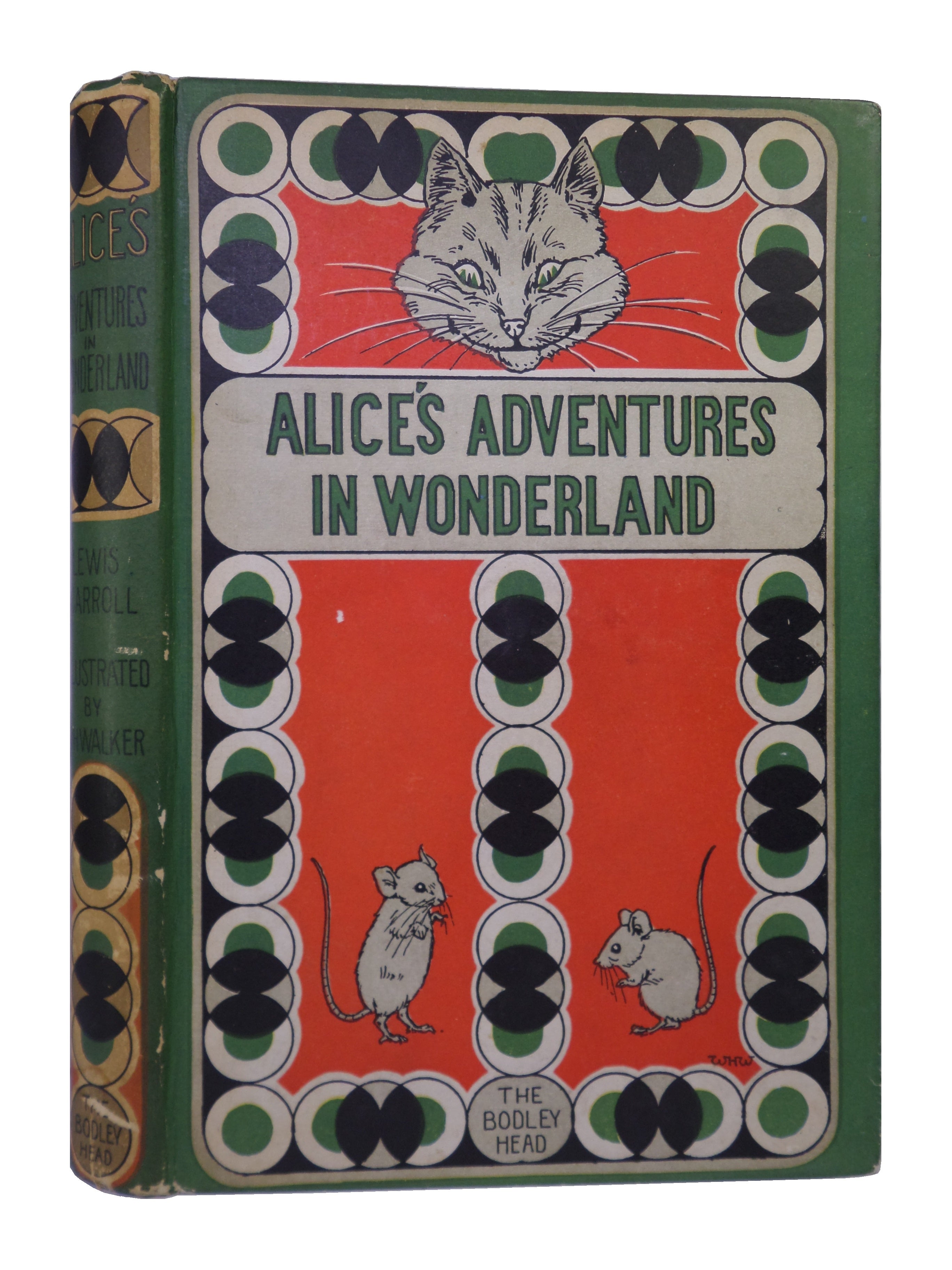 ALICE'S ADVENTURES IN WONDERLAND BY LEWIS CARROLL 1925 W.H. WALKER ILLUSTRATIONS