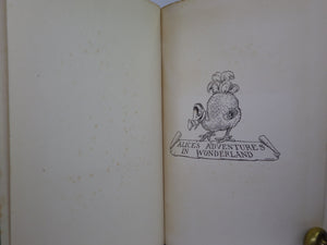 ALICE'S ADVENTURES IN WONDERLAND BY LEWIS CARROLL 1925 W.H. WALKER ILLUSTRATIONS