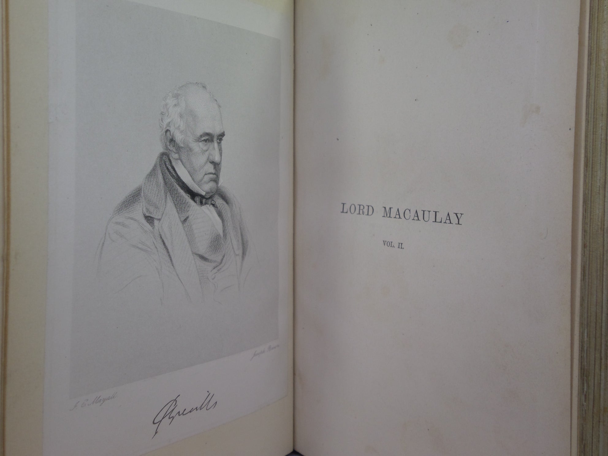 THE LIFE & LETTERS OF LORD MACAULAY 1876 EXTRA ILLUSTRATED, FINELY BOUND BY MORRELL