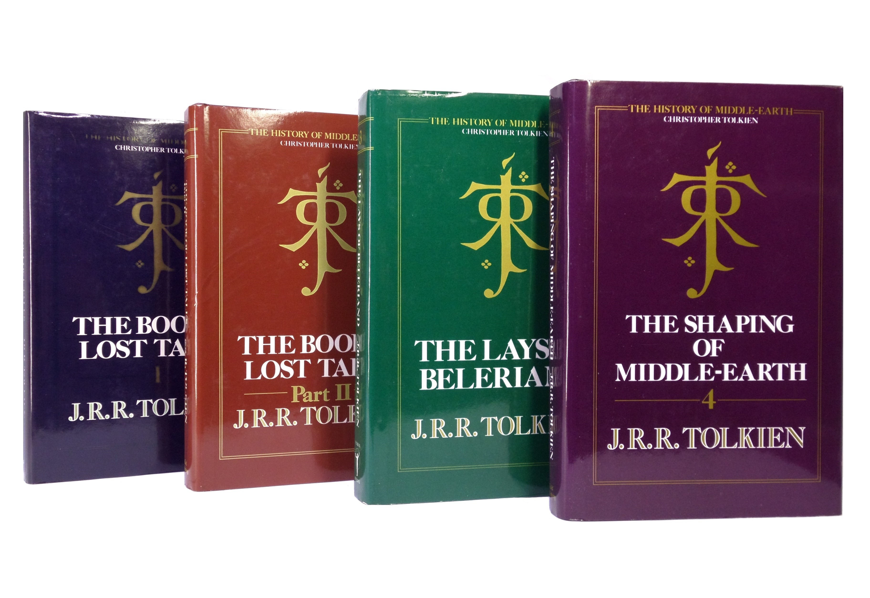 THE HISTORY OF MIDDLE-EARTH BY J.R.R. TOLKIEN 1986-96 COMPLETE TWELVE VOLUME SET