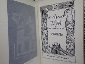 THE STRANGE CASE OF DR JEKYLL & MR HYDE BY ROBERT LOUIS STEVENSON 1930 FINELY BOUND BY BAYNTUN, ILLUSTRATED BY S.G. HULME BEAMAN