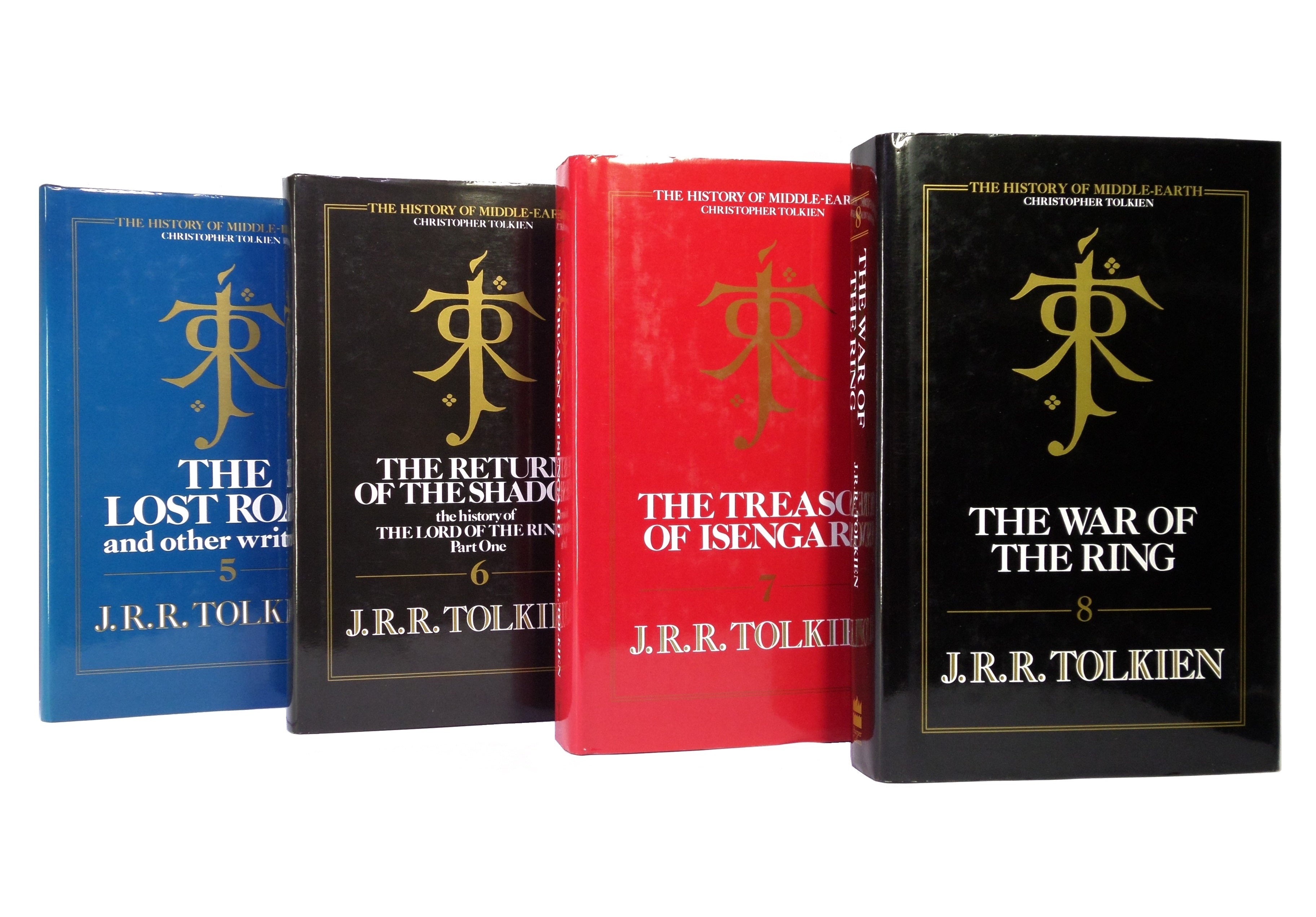 THE HISTORY OF MIDDLE-EARTH BY J.R.R. TOLKIEN 1986-96 COMPLETE TWELVE VOLUME SET