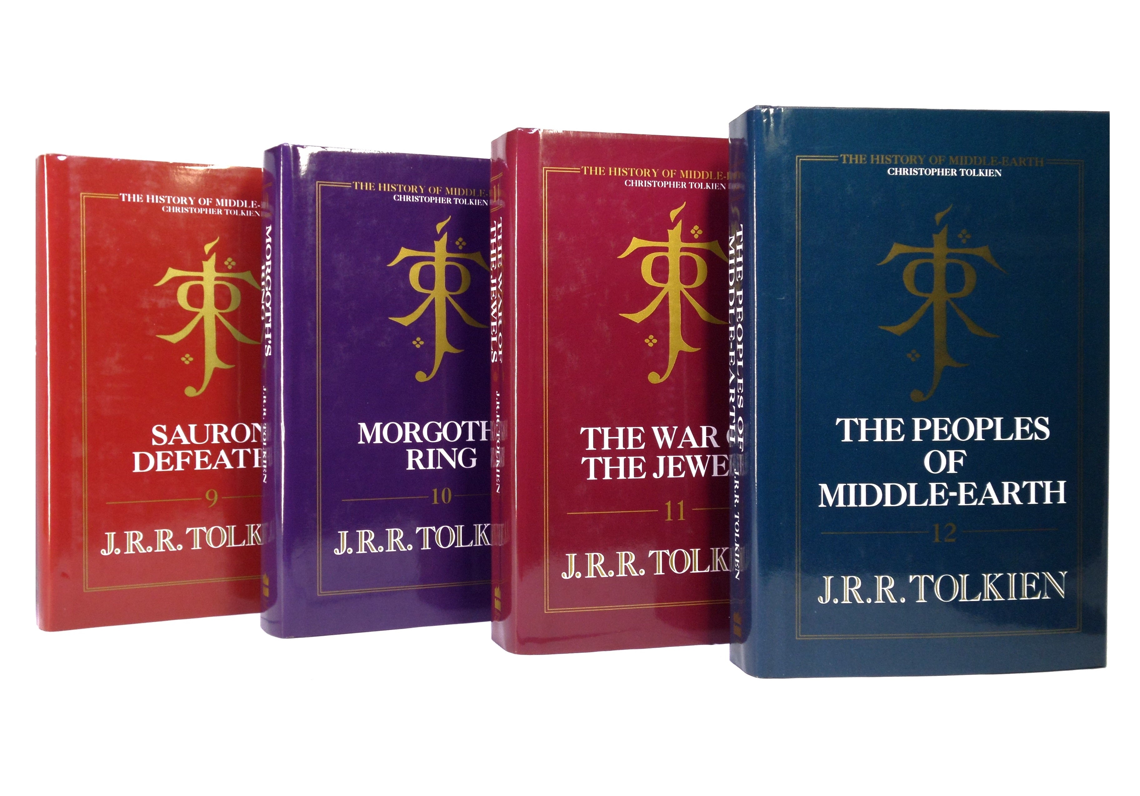 THE HISTORY OF MIDDLE-EARTH BY J.R.R. TOLKIEN 1986-96 COMPLETE TWELVE VOLUME SET