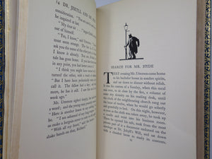 THE STRANGE CASE OF DR JEKYLL & MR HYDE BY ROBERT LOUIS STEVENSON 1930 FINELY BOUND BY BAYNTUN, ILLUSTRATED BY S.G. HULME BEAMAN