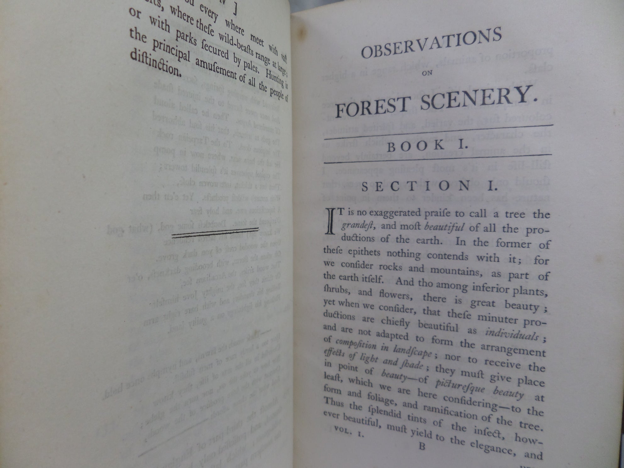 REMARKS ON FOREST SCENERY BY WILLIAM GILPIN 1794 TREE CALF BINDING