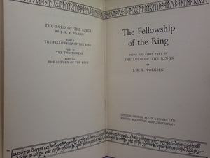 THE FELLOWSHIP OF THE RING (LORD OF THE RINGS) 1961 JRR TOLKIEN 1ST ED, 11TH IMP