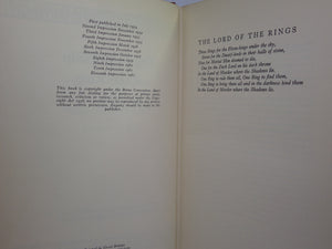 THE FELLOWSHIP OF THE RING (LORD OF THE RINGS) 1961 JRR TOLKIEN 1ST ED, 11TH IMP