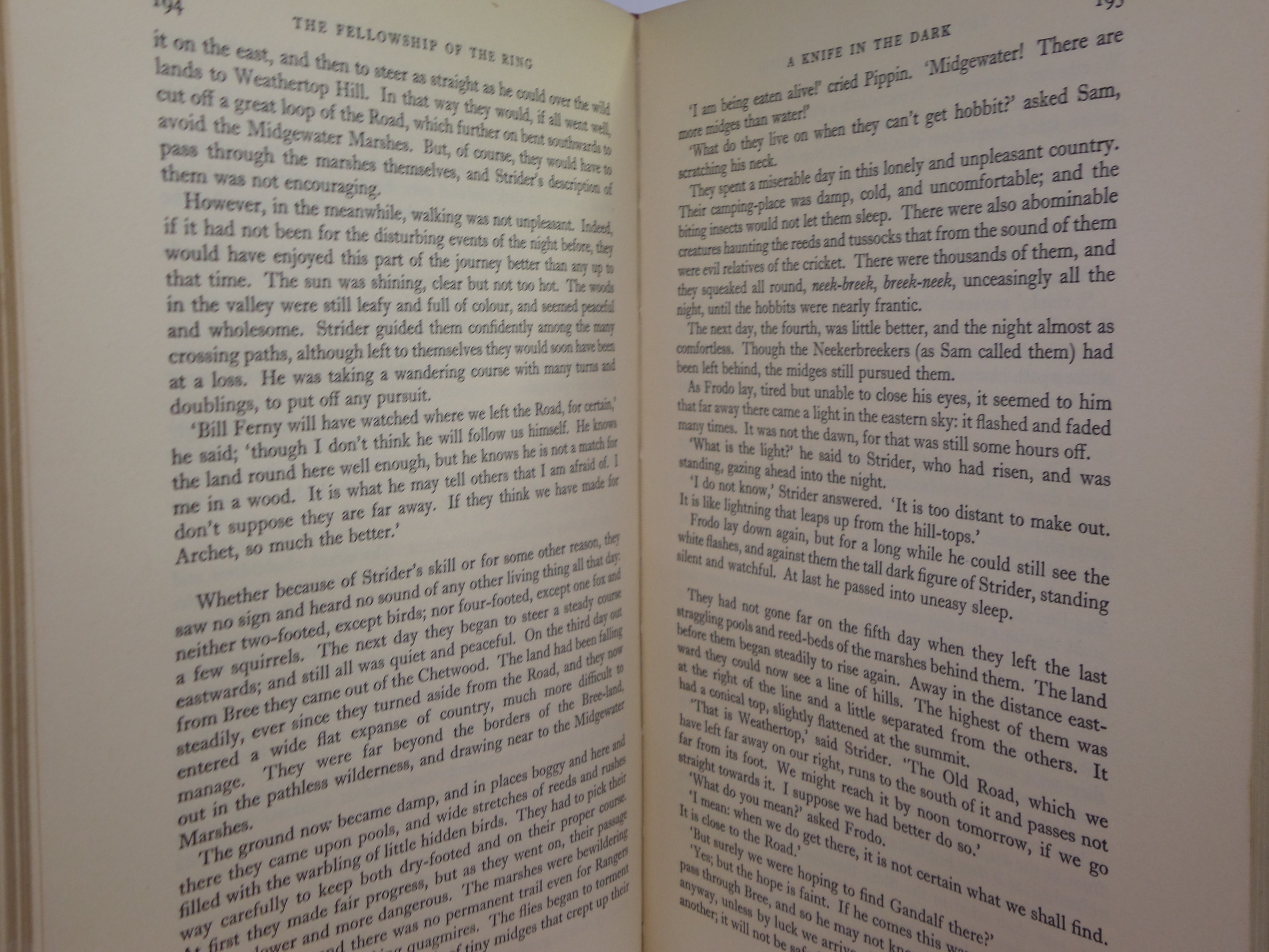 THE FELLOWSHIP OF THE RING (LORD OF THE RINGS) 1961 JRR TOLKIEN 1ST ED, 11TH IMP
