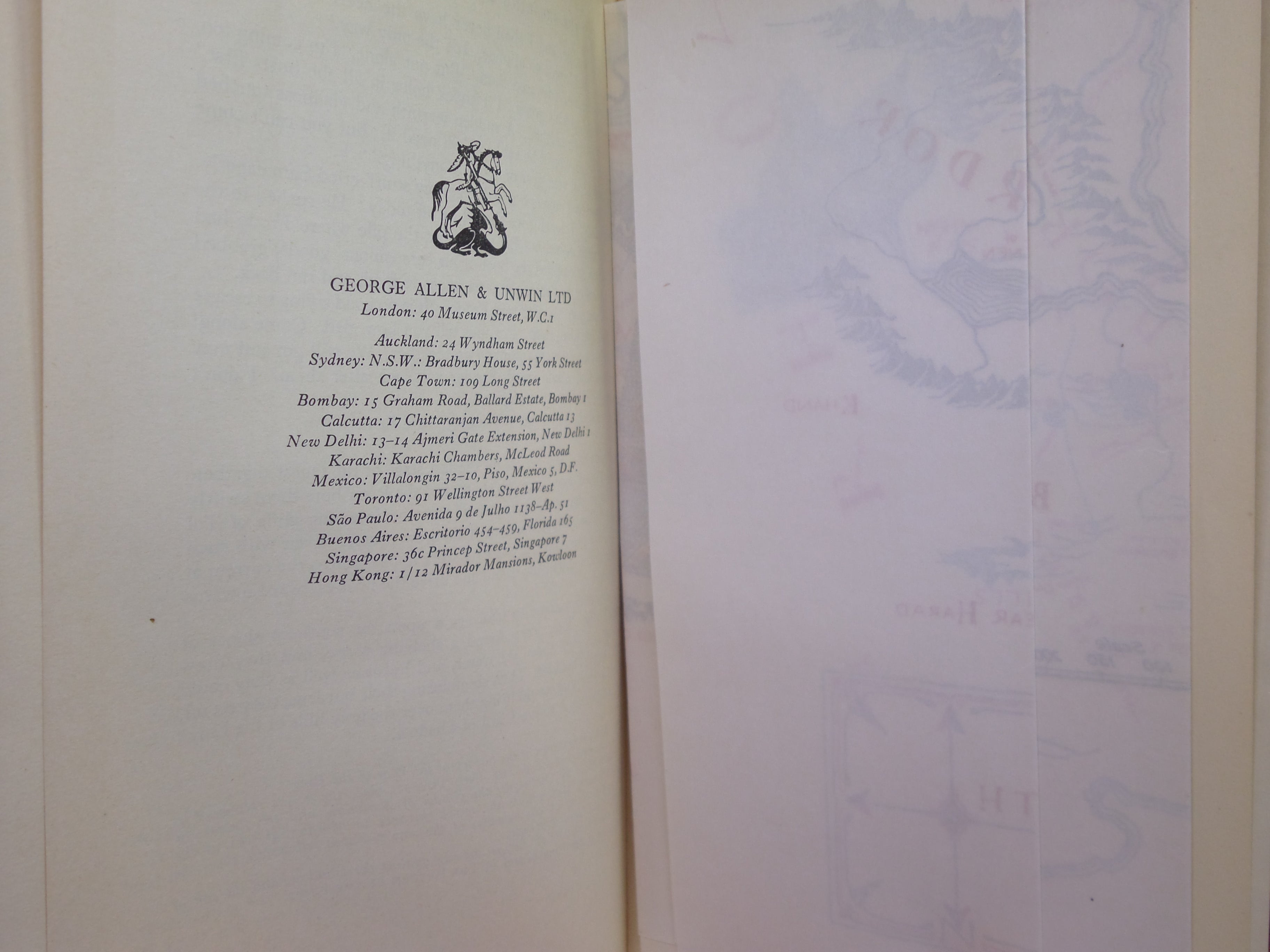 THE FELLOWSHIP OF THE RING (LORD OF THE RINGS) 1961 JRR TOLKIEN 1ST ED, 11TH IMP