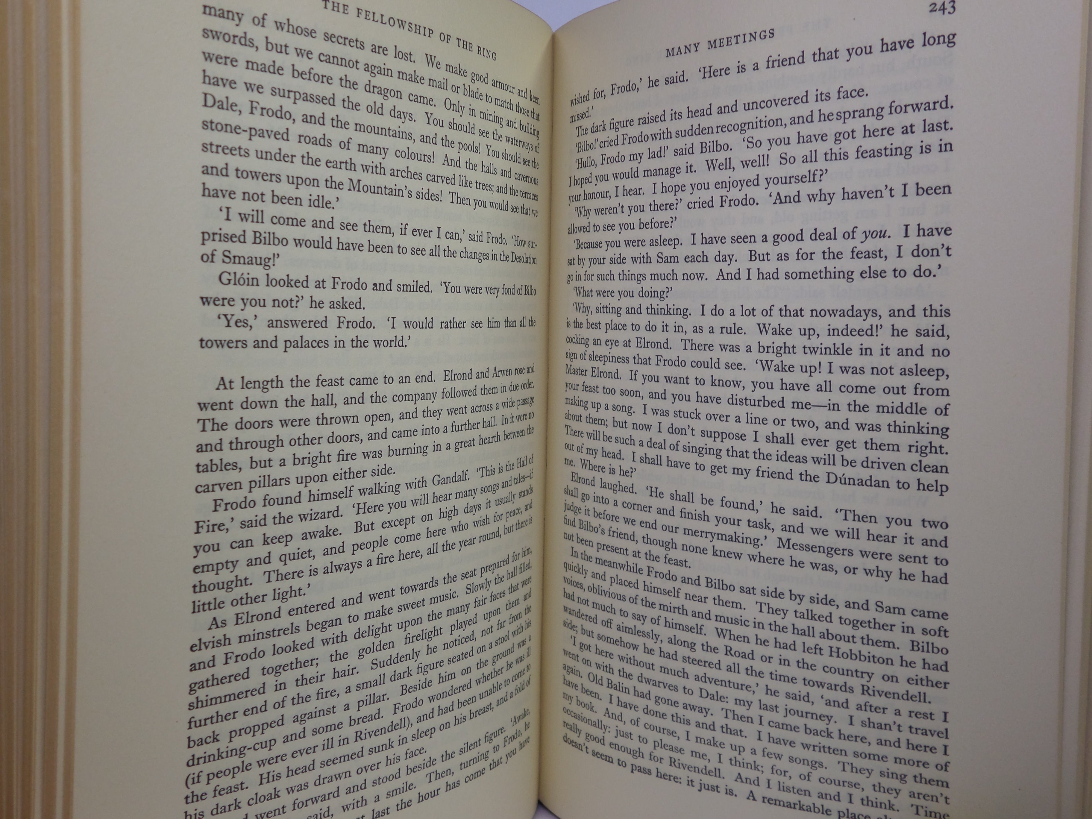 THE FELLOWSHIP OF THE RING (LORD OF THE RINGS) 1963 JRR TOLKIEN 1ST ED, 13TH IMP