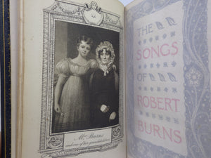 THE SONGS OF ROBERT BURNS 1898 FINE LEATHER BINDING