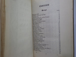 THE SONGS OF ROBERT BURNS 1898 FINE LEATHER BINDING