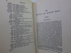 THE TRAVELS OF MARCO POLO, INTRODUCED BY JOHN MASEFIELD 1928 FINELY BOUND BY SANGORSKI & SUTCLIFFE