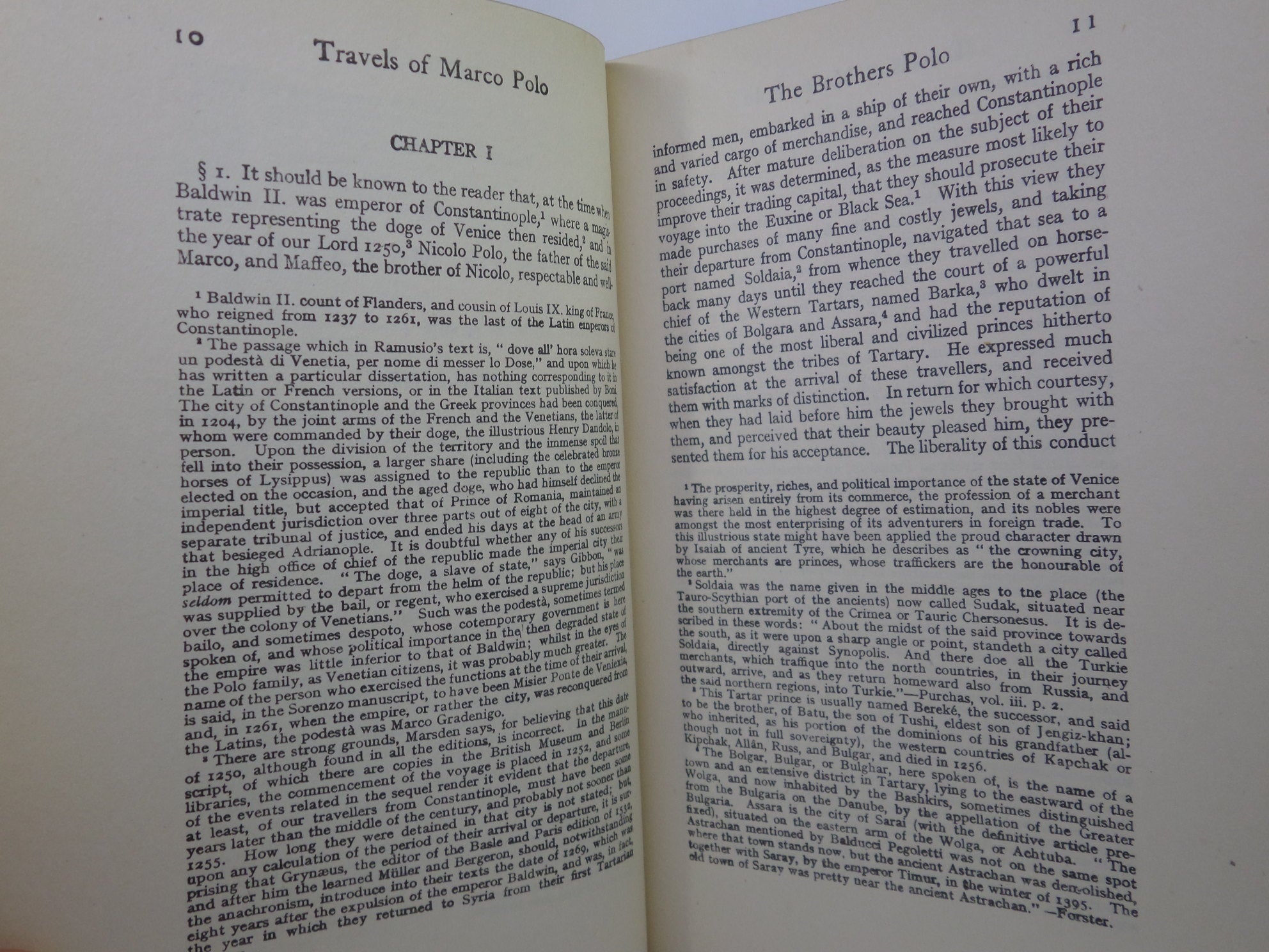 THE TRAVELS OF MARCO POLO, INTRODUCED BY JOHN MASEFIELD 1928 FINELY BOUND BY SANGORSKI & SUTCLIFFE