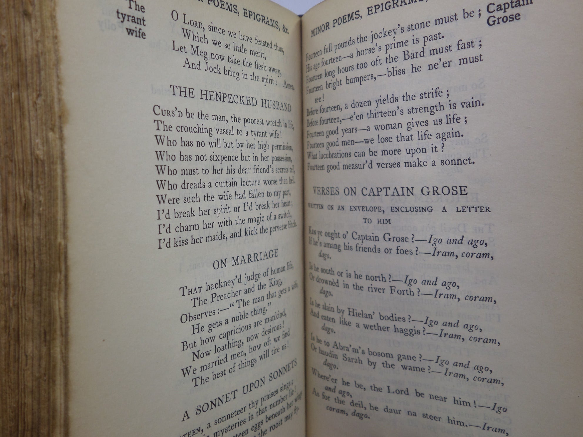 THE SONGS OF ROBERT BURNS 1898 FINE LEATHER BINDING