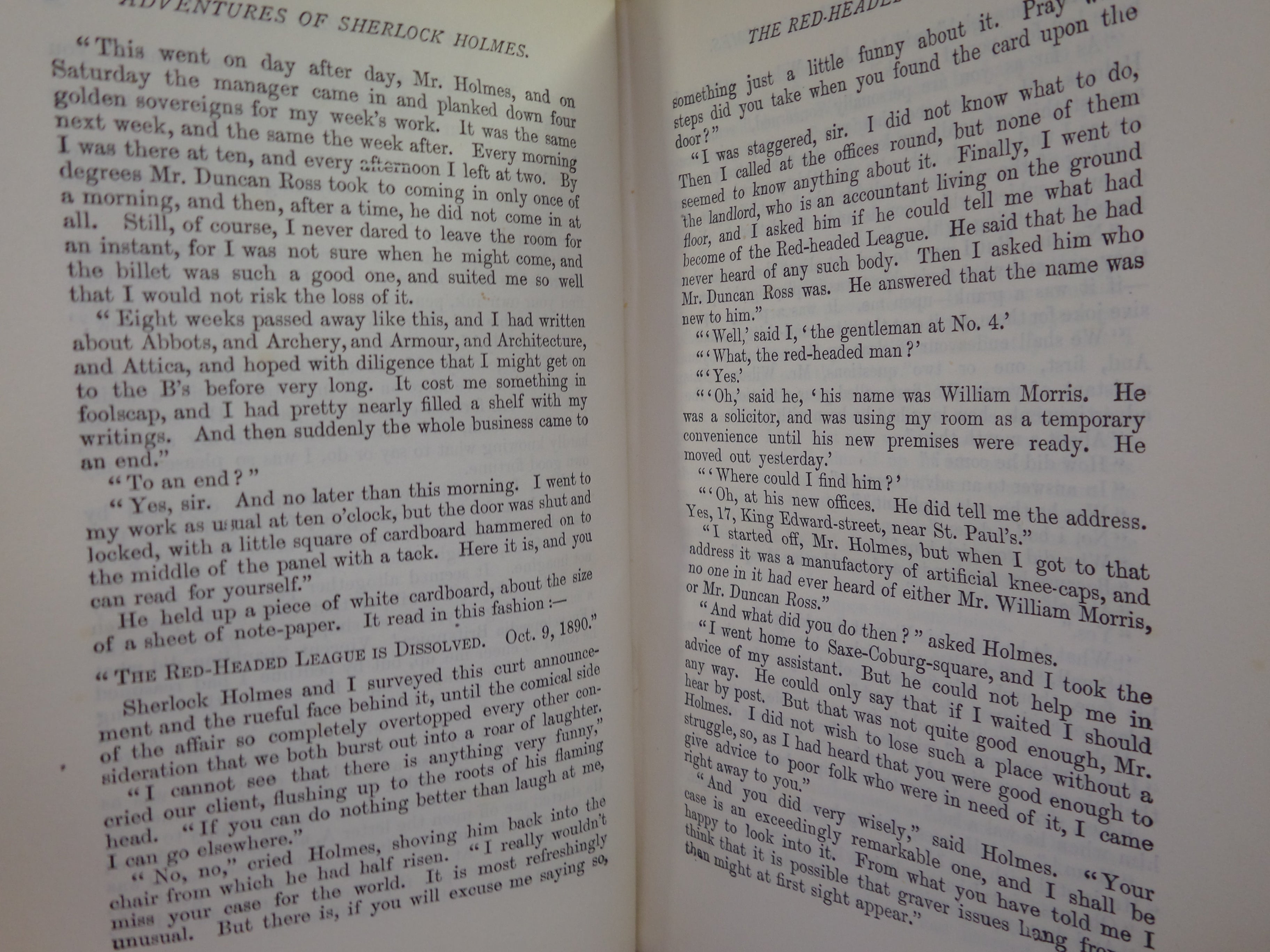 THE ADVENTURES OF SHERLOCK HOLMES BY ARTHUR CONAN DOYLE 1916