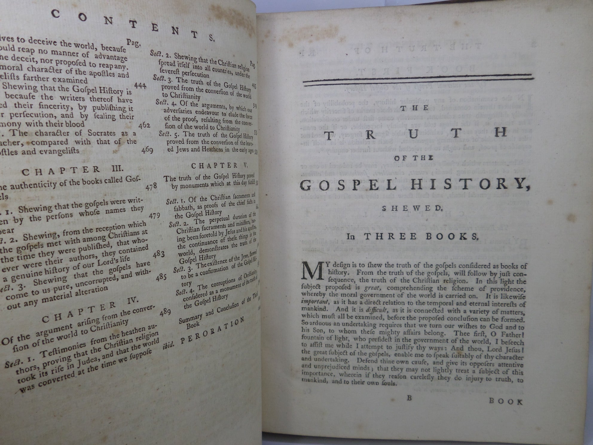 THE TRUTH OF THE GOSPEL HISTORY SHEWED BY JAMES MACKNIGHT 1763 FIRST EDITION