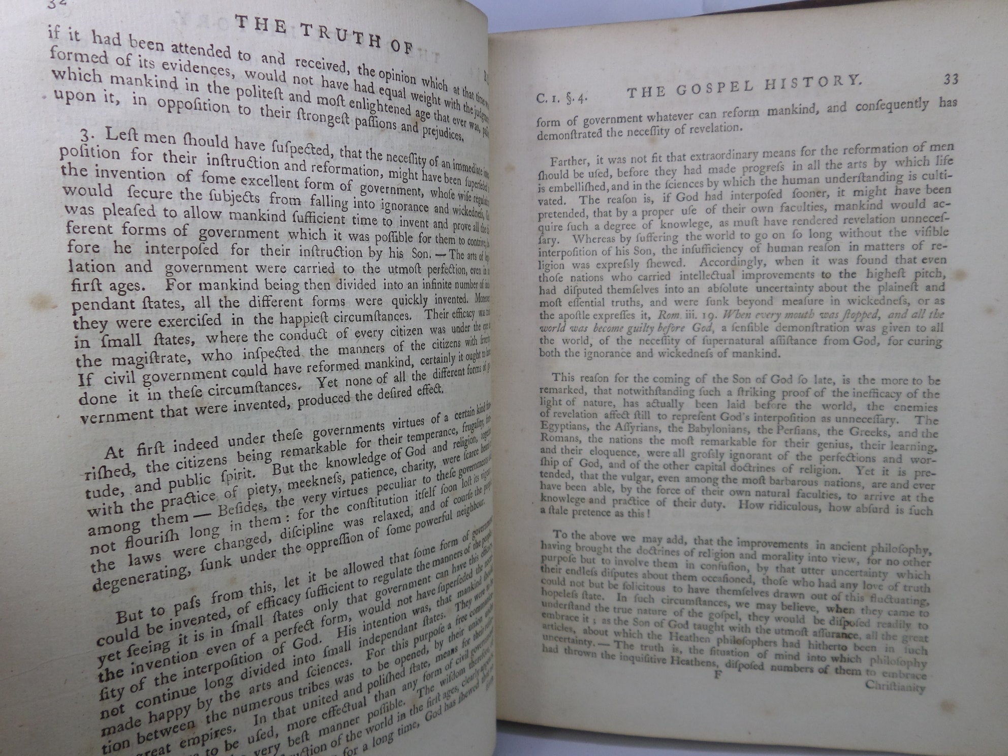 THE TRUTH OF THE GOSPEL HISTORY SHEWED BY JAMES MACKNIGHT 1763 FIRST EDITION