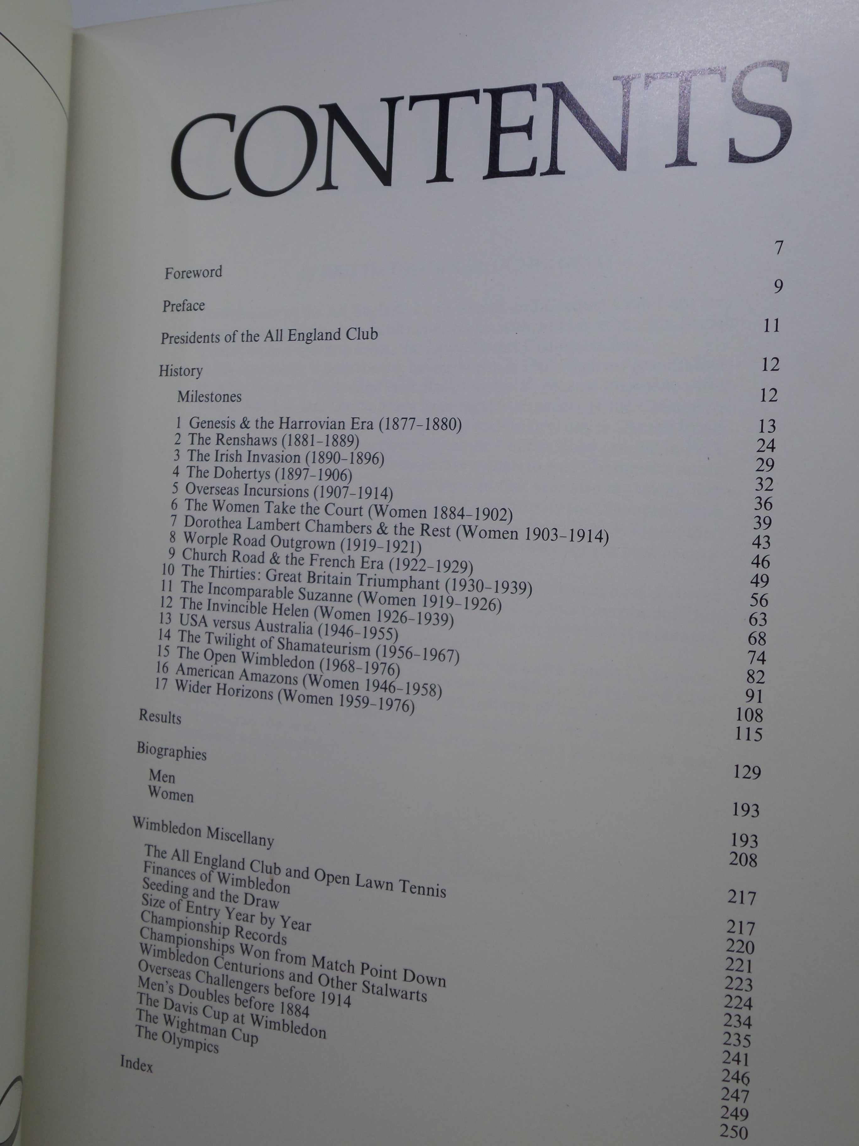 100 YEARS OF WIMBLEDON 1877 - 1977 BY LANCE TINGAY, SIGNED LIMITED EDITION