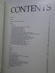 100 YEARS OF WIMBLEDON 1877 - 1977 BY LANCE TINGAY, SIGNED LIMITED EDITION