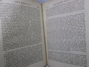 THE TRUTH OF THE GOSPEL HISTORY SHEWED BY JAMES MACKNIGHT 1763 FIRST EDITION