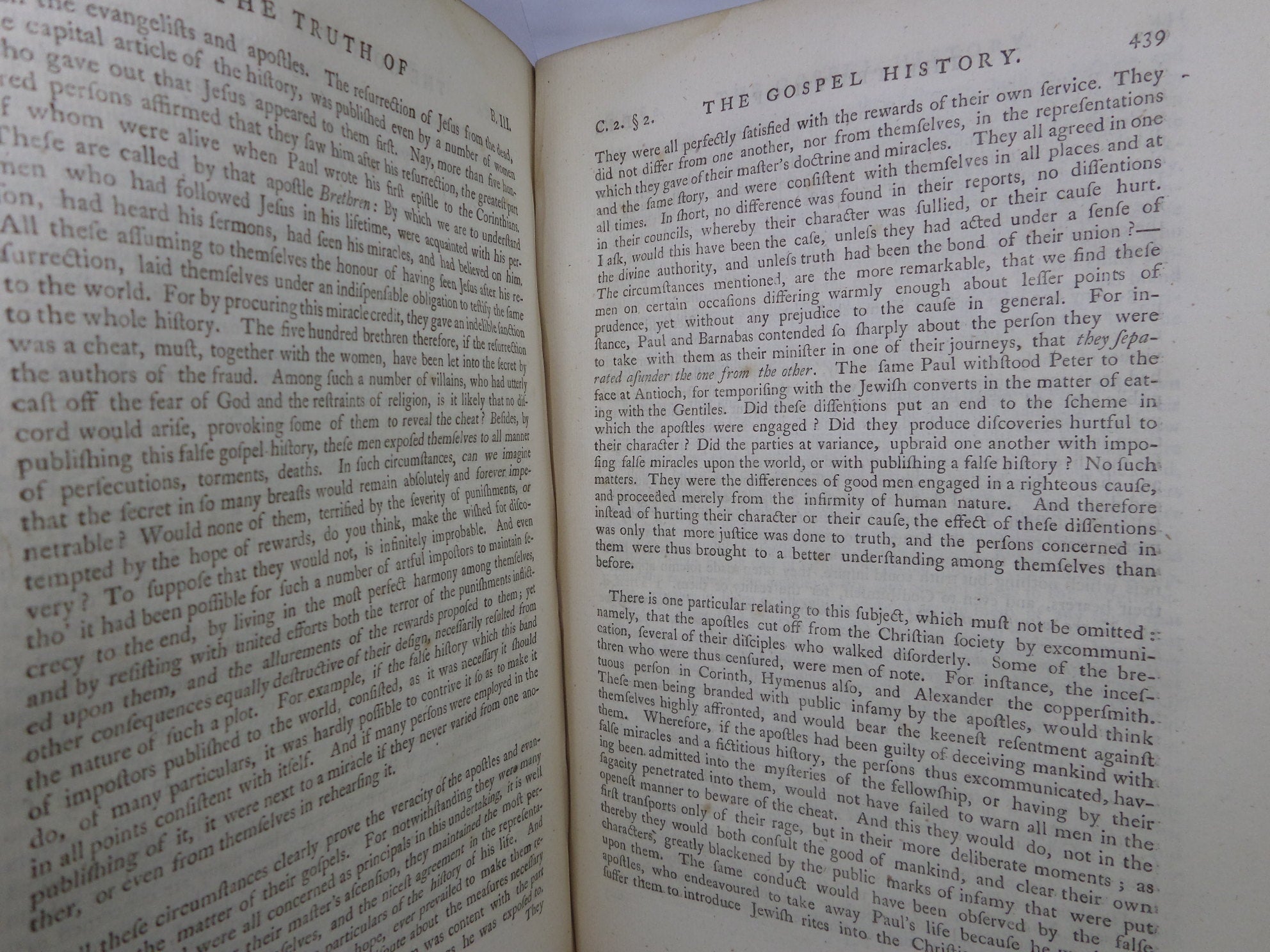 THE TRUTH OF THE GOSPEL HISTORY SHEWED BY JAMES MACKNIGHT 1763 FIRST EDITION