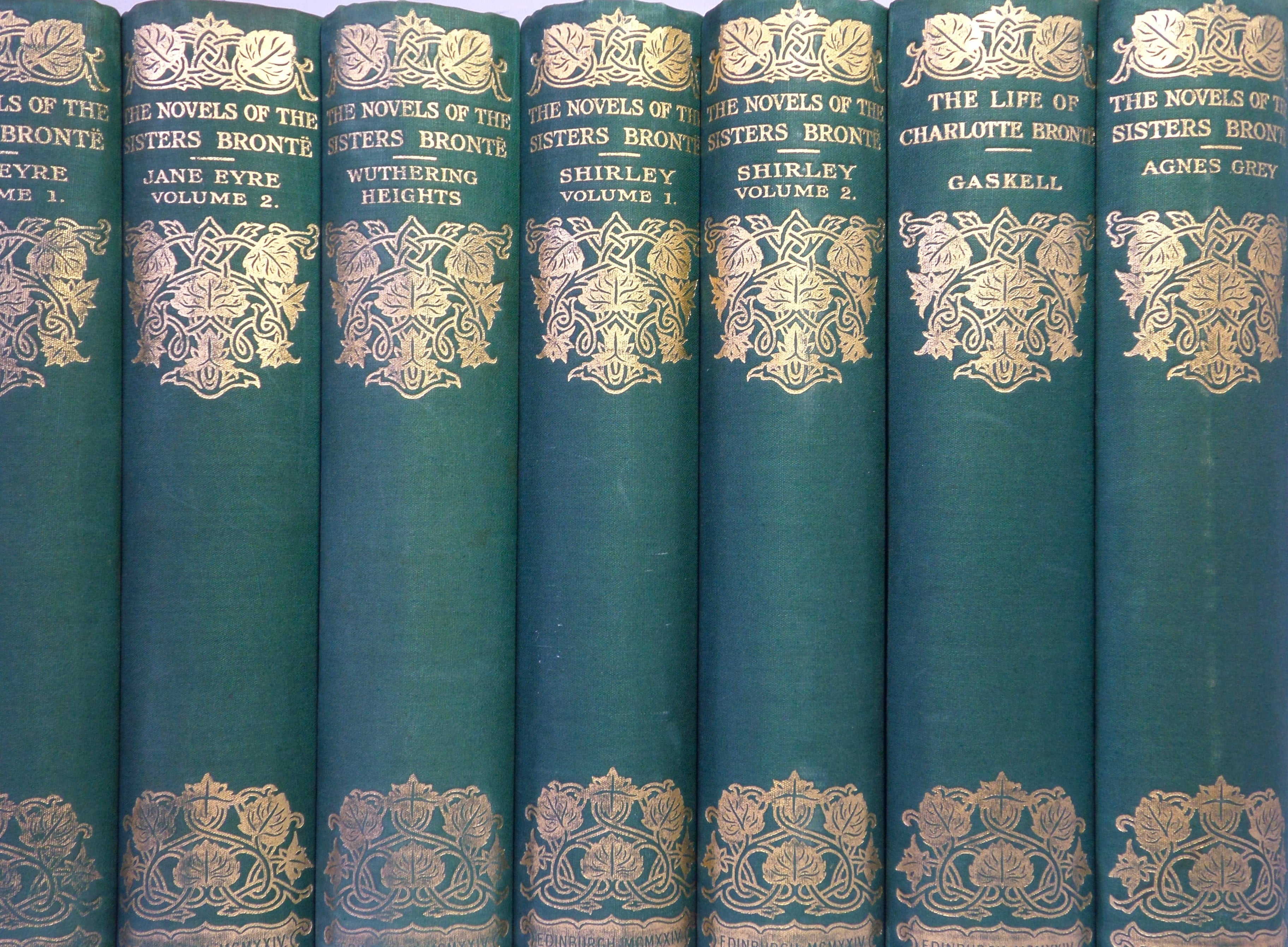 THE NOVELS OF THE SISTERS BRONTË 1924 THORNTON EDITION IN TWELVE VOLUMES