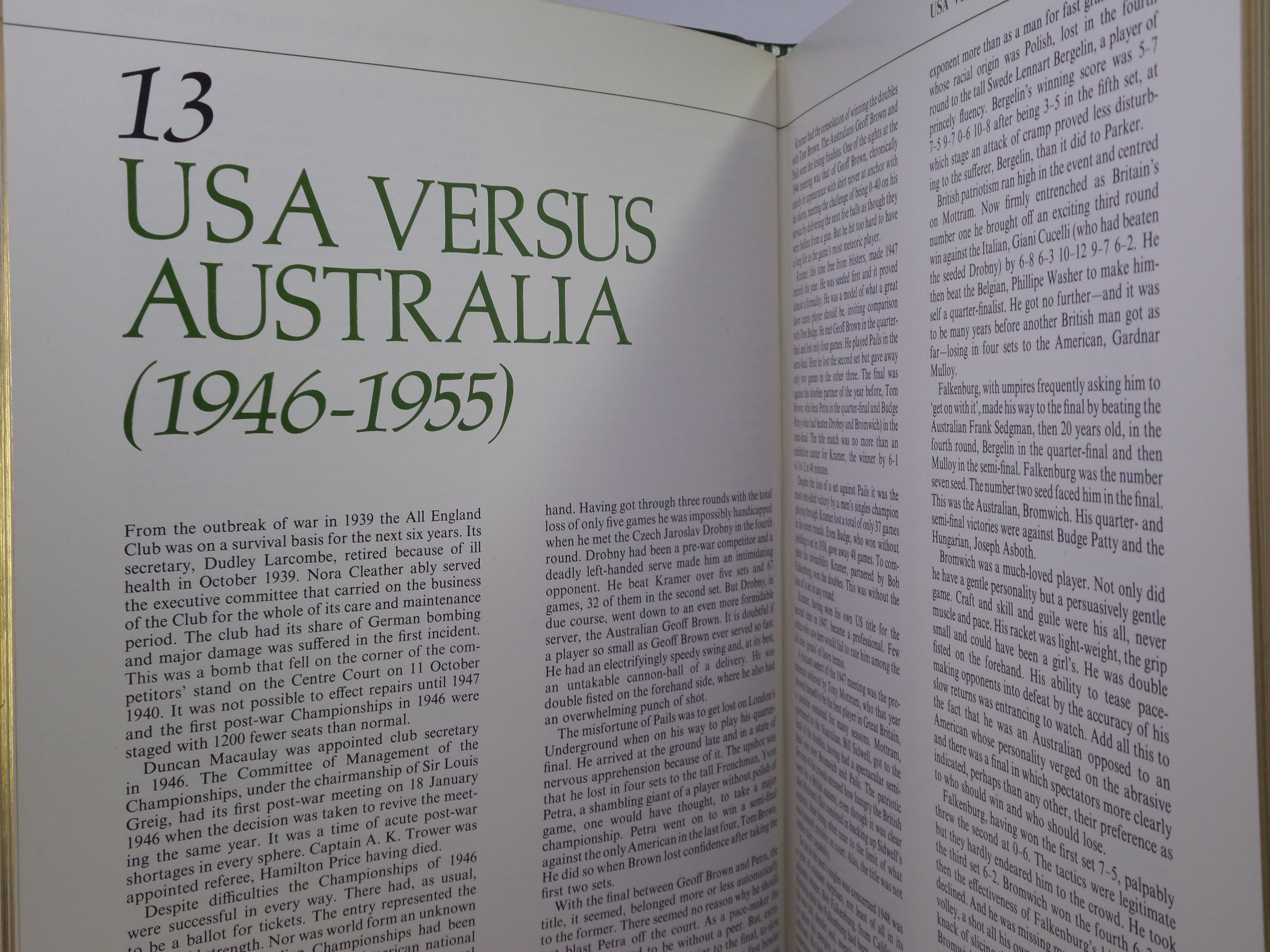 100 YEARS OF WIMBLEDON 1877 - 1977 BY LANCE TINGAY, SIGNED LIMITED EDITION