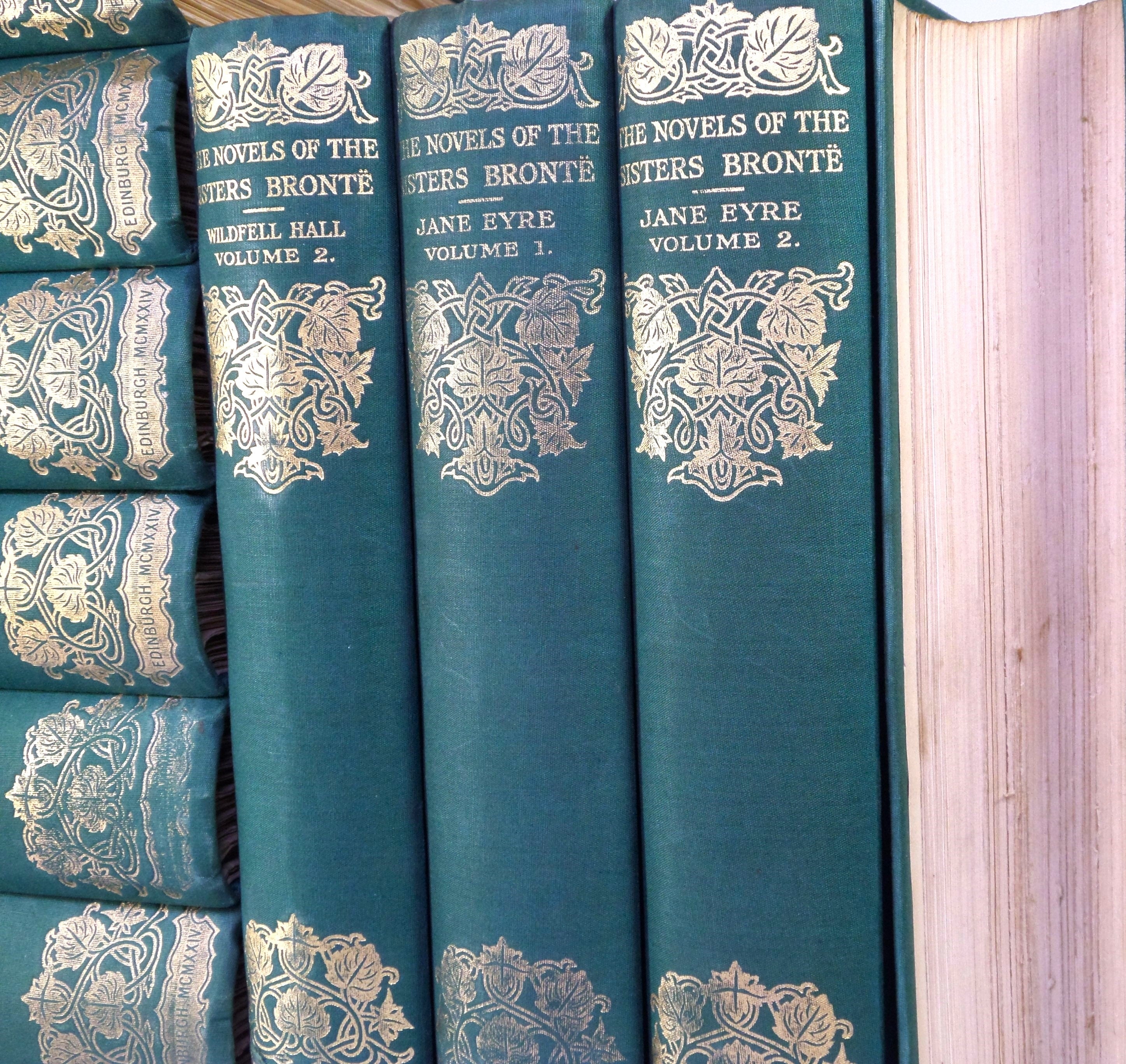 THE NOVELS OF THE SISTERS BRONTË 1924 THORNTON EDITION IN TWELVE VOLUMES