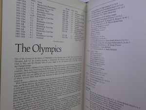 100 YEARS OF WIMBLEDON 1877 - 1977 BY LANCE TINGAY, SIGNED LIMITED EDITION