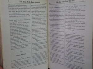 THE POETICAL WORKS OF SIR WALTER SCOTT 1904 FINE LEATHER BINDING