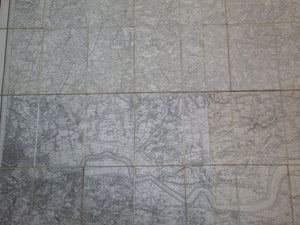 RARE MAP OF LONDON AND ITS ENVIRONS BY JAMES WYLD C.1843-44