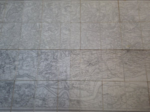 RARE MAP OF LONDON AND ITS ENVIRONS BY JAMES WYLD C.1843-44