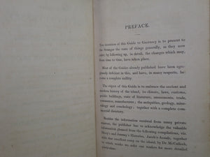 THE STRANGERS' GUIDE TO THE ISLANDS OF GUERNSEY AND JERSEY 1833 FIRST EDITION