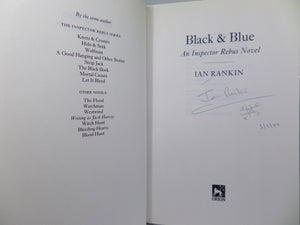 BLACK AND BLUE BY IAN RANKIN 1997 SIGNED UNCORRECTED PROOF COPY