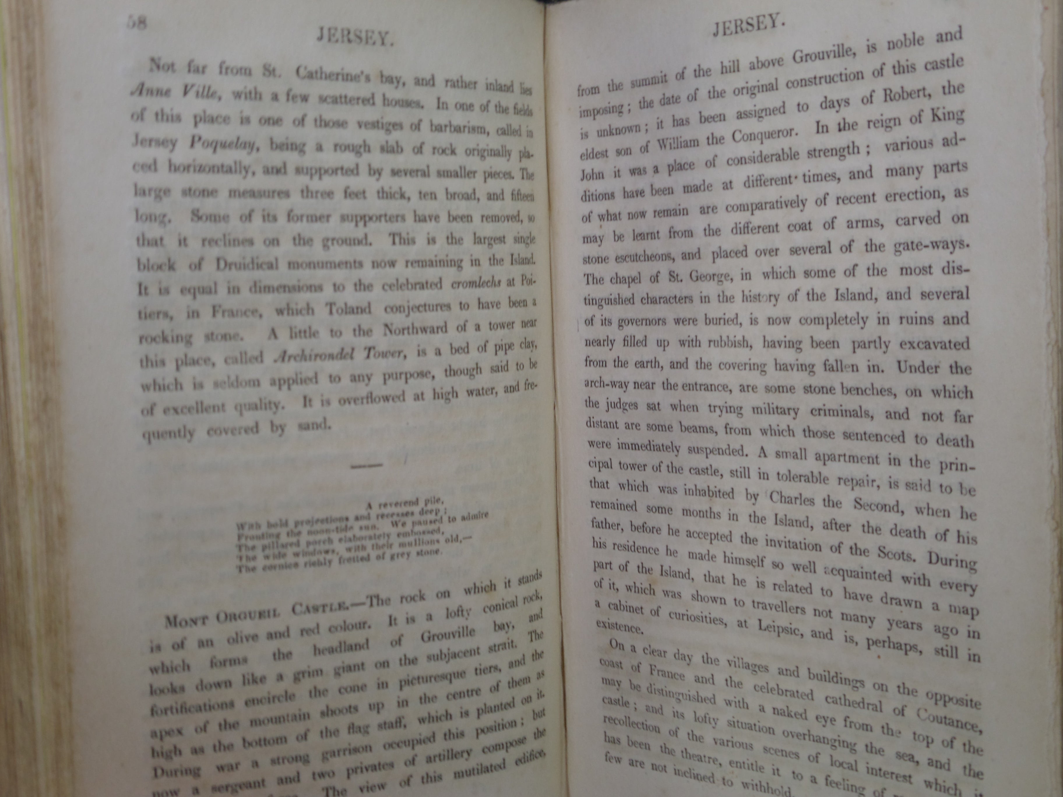 THE STRANGERS' GUIDE TO THE ISLANDS OF GUERNSEY AND JERSEY 1833 FIRST EDITION