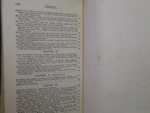 THE STRANGERS' GUIDE TO THE ISLANDS OF GUERNSEY AND JERSEY 1833 FIRST EDITION