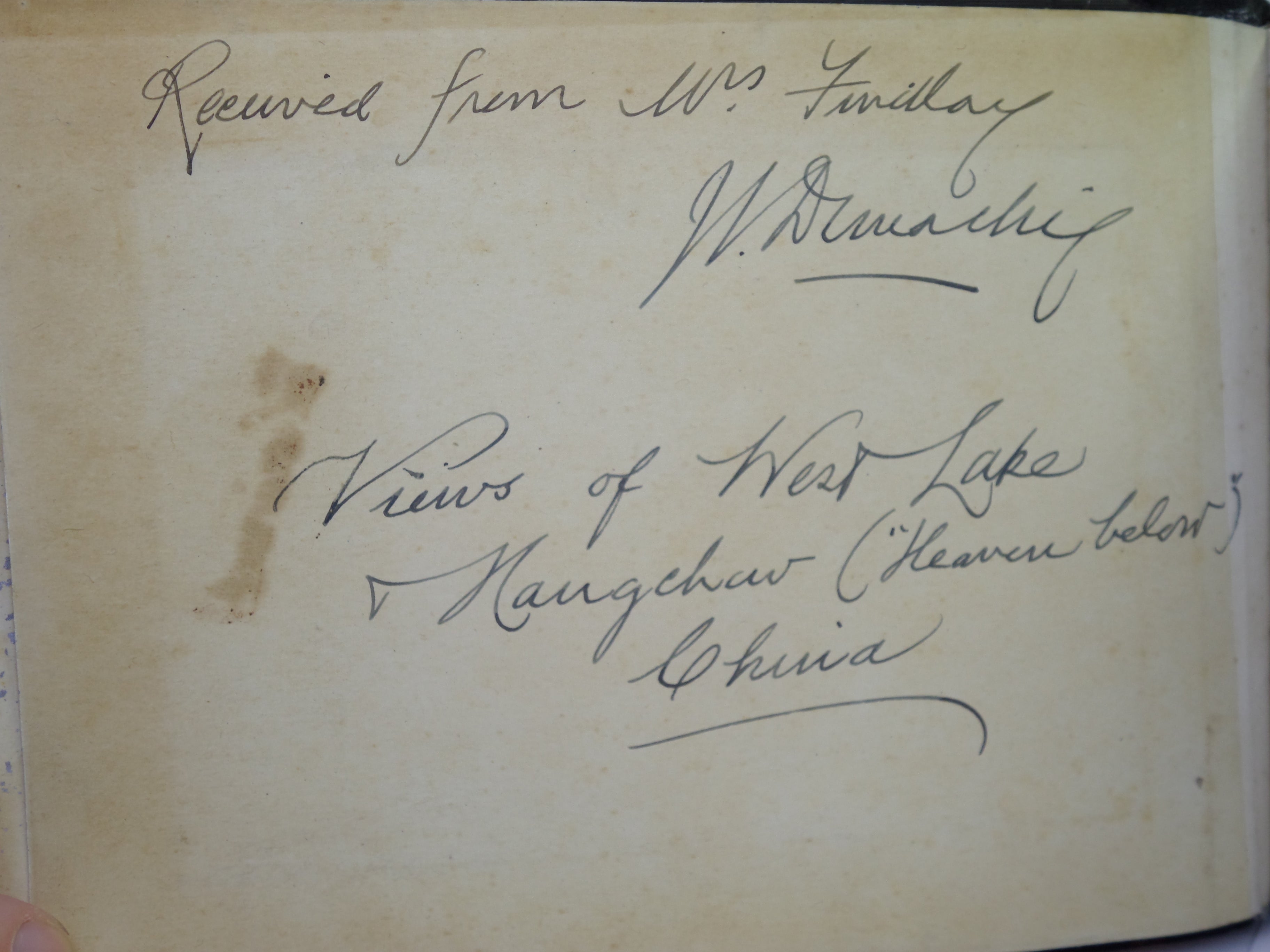 PHOTO ALBUM OF WEST LAKE, HANGZHOU, CHINA 1910