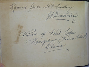 PHOTO ALBUM OF WEST LAKE, HANGZHOU, CHINA 1910