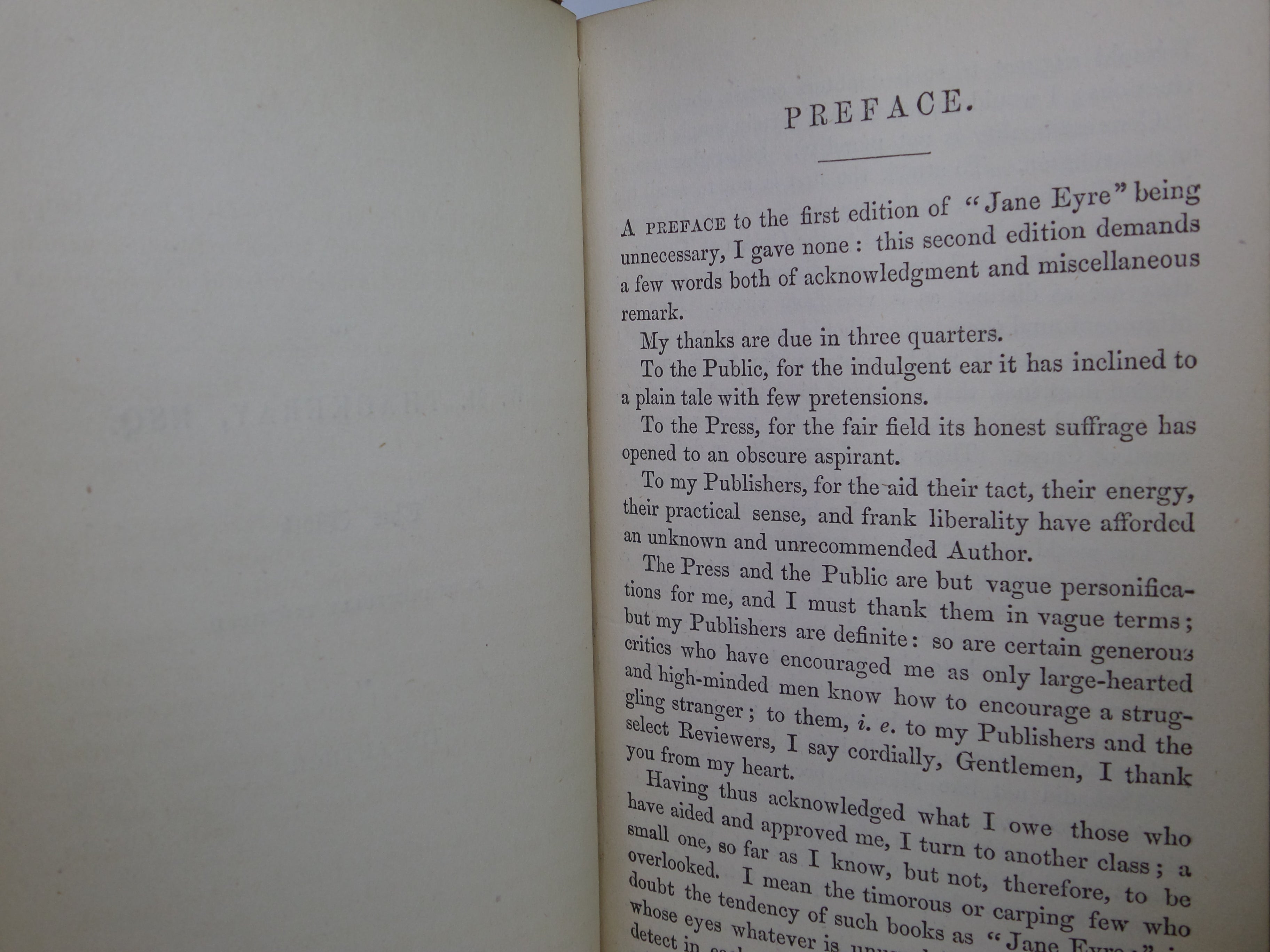 JANE EYRE BY CHARLOTTE BRONTË 1860 LEATHER BOUND NEW EDITION