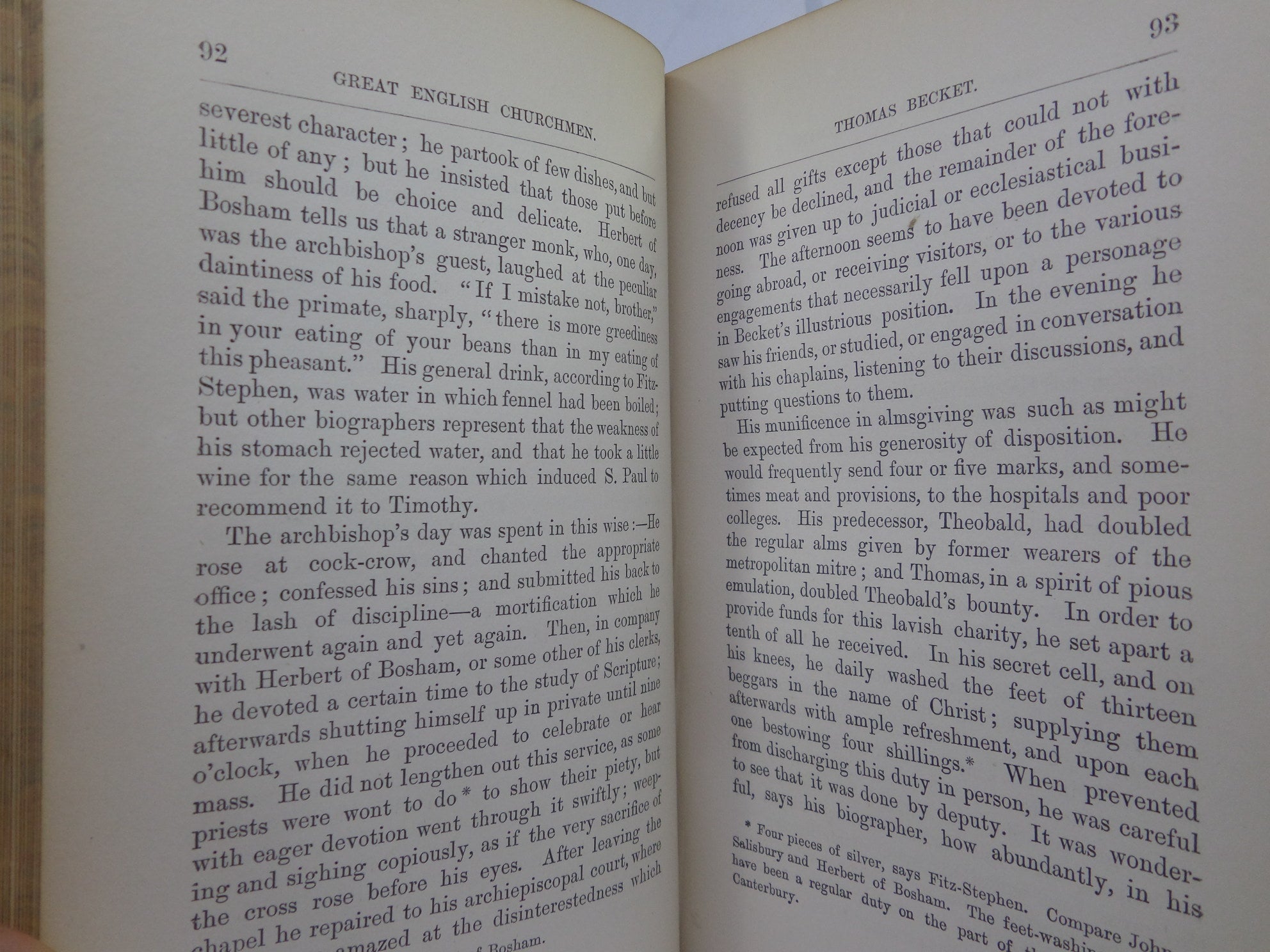 GREAT ENGLISH CHURCHMEN BY W.H. DAVENPORT ADAMS 1879 LEATHER BINDING