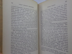 GREAT ENGLISH CHURCHMEN BY W.H. DAVENPORT ADAMS 1879 LEATHER BINDING