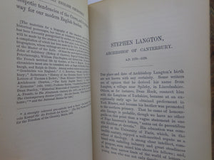 GREAT ENGLISH CHURCHMEN BY W.H. DAVENPORT ADAMS 1879 LEATHER BINDING