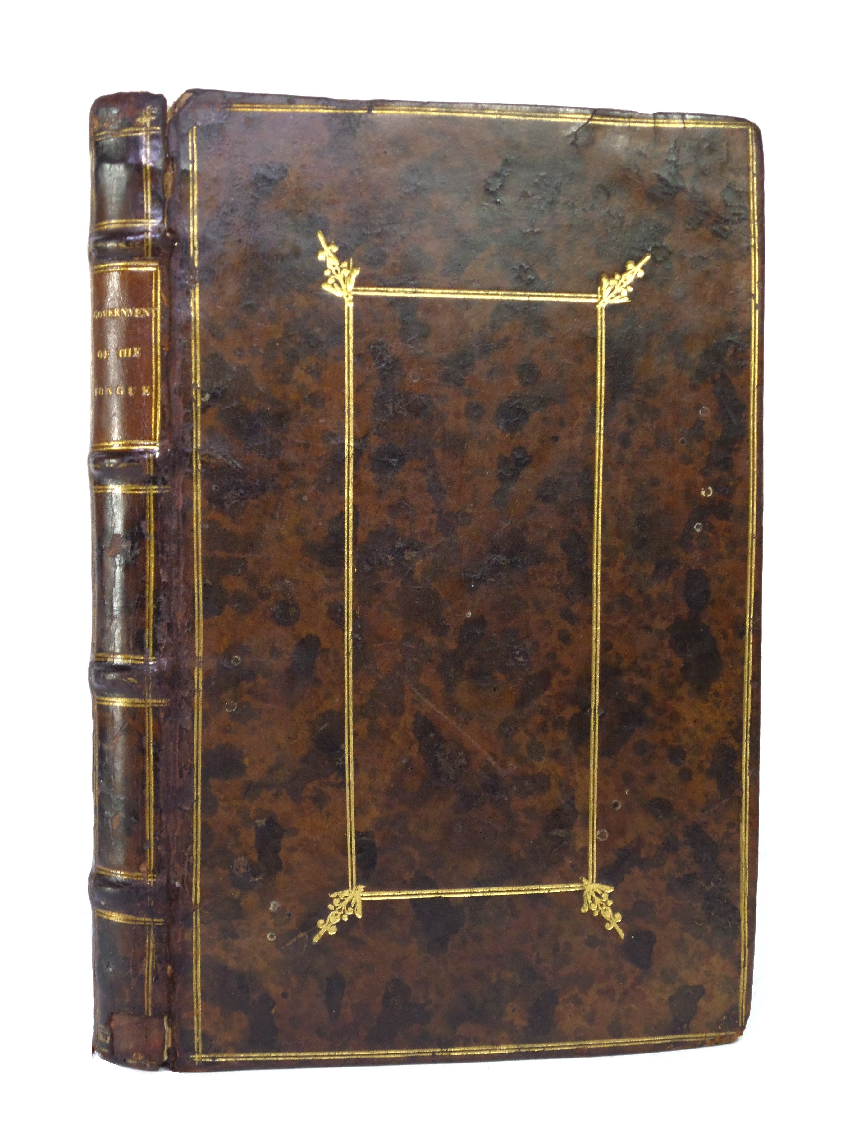 THE GOVERNMENT OF THE TONGUE BY RICHARD ALLESTREE 1675 LEATHER BINDING