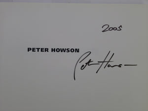 PETER HOWSON BY ROBERT HELLER 2003 SIGNED FIRST EDITION