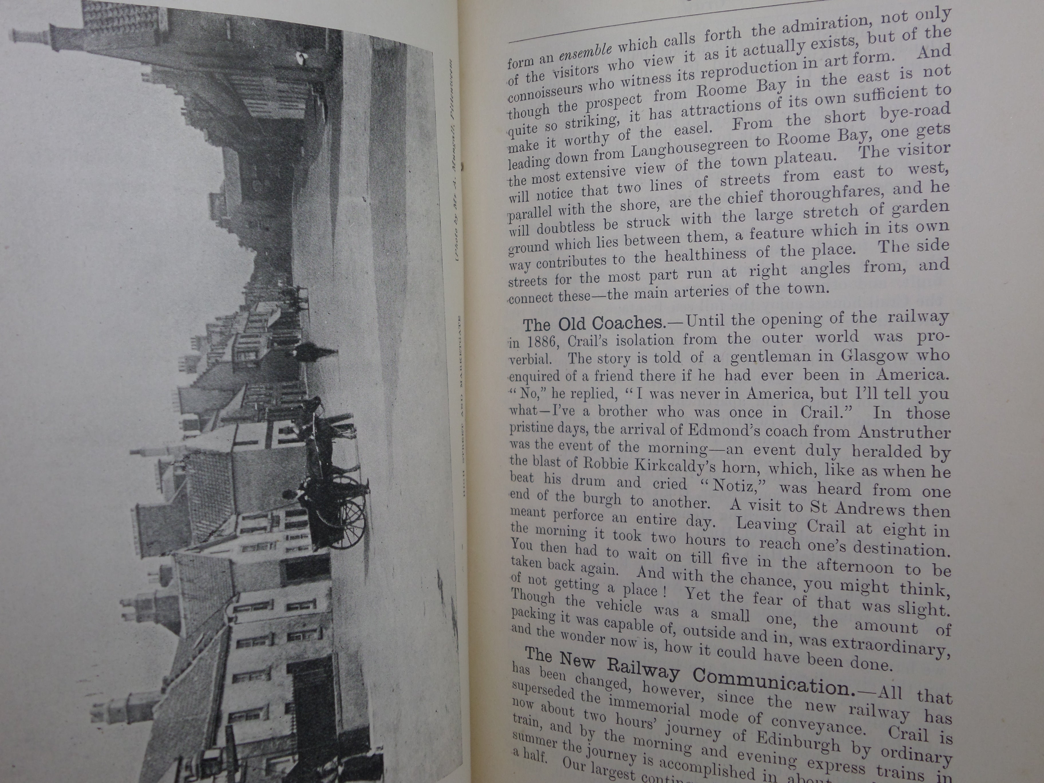 GUIDE TO CRAIL AND THE NEIGHBOURHOOD INCLUDING ISLE OF MAY BY JOHN JACKSON C1910